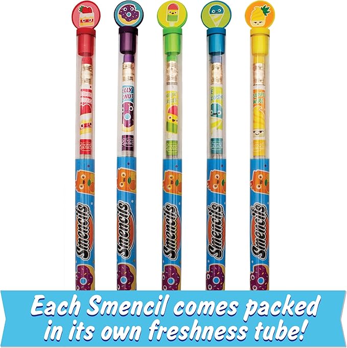 Graphite Smencils (2 Pack) - HB #2 Scented Pencils, 5 Count, Gifts for Kids, School Supplies, Classroom Rewards