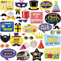 KatchOn, New Years Photo Booth Props 2026 with Bye Bye 2025 - Pack of 35 | New Years Eve Photo Booth Props for Happy New Years Decorations 2026 | New Years Eve Party Supplies 2026 | NYE Decorations