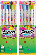 Spring Smencils (2 Pack) - HB #2 Patented Gourmet Scented Pencils, 5 Count, Gifts for Kids, School Supplies, Classroom Rewards, Easter day