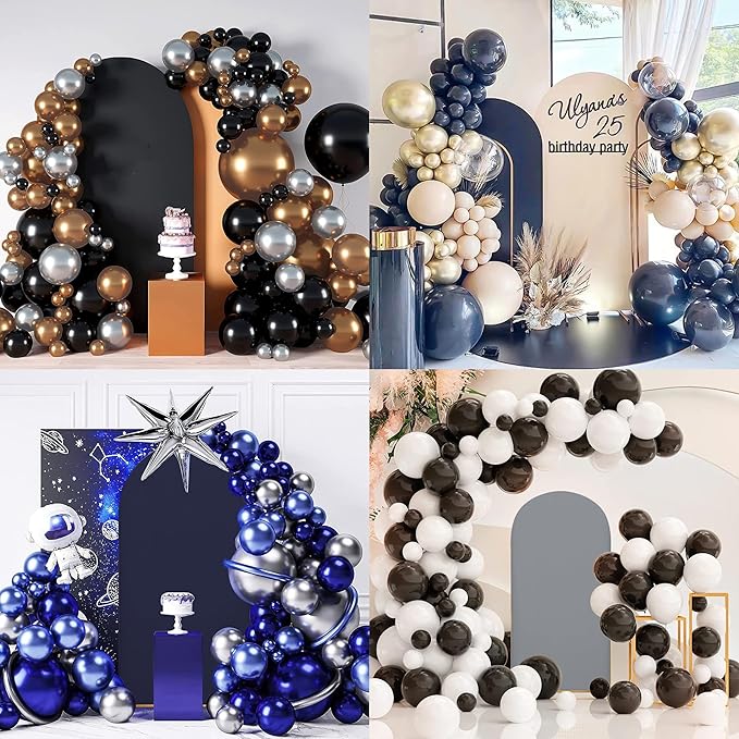 Arch Covers,Arch Backdrop Stand Fitted Cover for Wedding Birthday Party Ceremony Banquet Decoration(7.2FT,Smoky Grey,Cover Only)