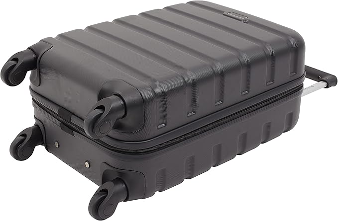 Travelers Club Harper Luggage, Black, 2 Piece Set