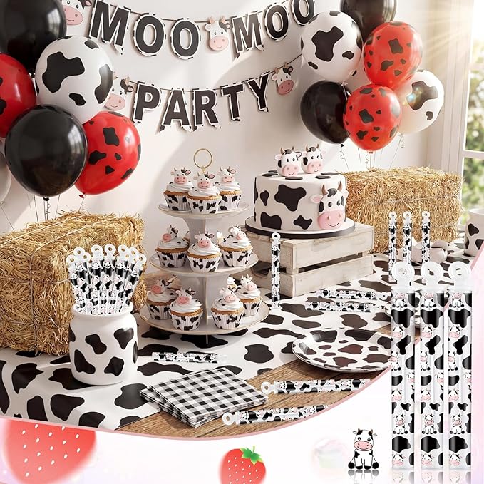 32 Pcs Cow Themed Bubbles Wands Cute Bubbles Party Favors for Adult Summer Activity Animal Birthday Party Goodie Bag Stuffers Gifts Wedding Supplies