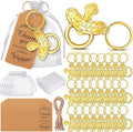 CHENGU Popping Bottle Openers Baby Shower Return Favors for Guests Bottle Opener Decorations and Souvenirs with Organza Bags Thank You Tags for Theme Party Favors (Nipple Style,73 Pieces)