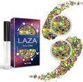 Laza Mardi Gras Body Glitter, 2 Jars Gold Purple Green Chunky Sequins with Glue Women Eyeshadow Fat Tuesday Face Paint Festival Rave Outfit Hair Accessories Party Costumes – Mardi Gras Carnival