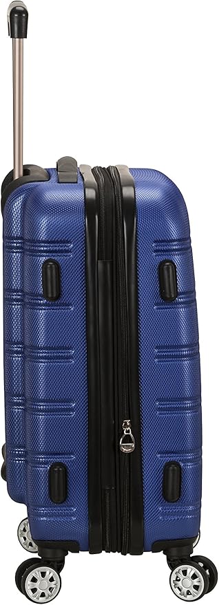 Rockland Melbourne Hardside 2 Piece Expandable Spinner Wheel Luggage Set, (20"/28"), Blue
