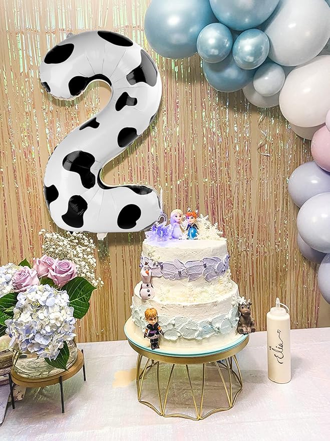 Balloon Numbers 40 Inch 5 Ballon for 5th Birthday Decorations, 15 25 35 50 Big White Black Number Balloons for Wedding Photo Shoot Party Decor
