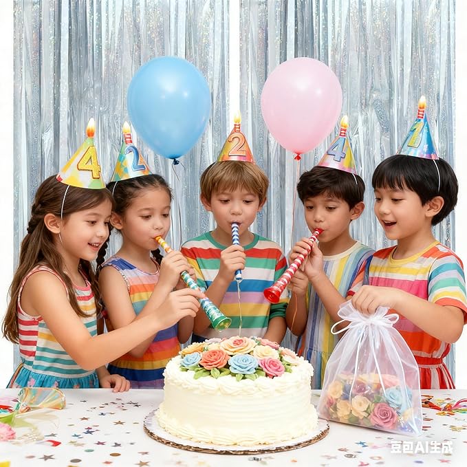 Silver Glitter Foil Backdrop 2 Pack for Birthday, Baby Shower, Wedding Engagement, Holiday Celebration Party Decorations, 3.3 FT x 6.5 FT, Silver