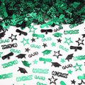 Green and Black Graduation Confetti 2026, 1000 Pcs Congrats Grad Confetti Class of 2026 Party Table Centerpiece for Graduation Party Decorations