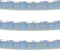 3 Pack Total 30 Feet Foil Fringe Garland Lilac Silver Metallic Wall Hanging Drapes Tassel Skirting Iridescent Silver Tinsel Streamers for Parade Float Trailer Birthday Wedding Party