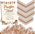 Thyle 51 Pcs A Baby Is Brewing Decorations Pacifier Hunt Coffee Theme Baby Shower Include Coffee Hunt Sign and 50 Acrylic Pacifiers Games Gender Reveal Party Supplies