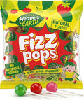 Heaven & Earth Berry, Apple, & Strawberry Fizz Pops (Approx. 38 Count) | All Natural Candy | Kosher | No Artificial Colors | Fun Fizzy Center | Bulk Pack for Parties & Goodie Bags