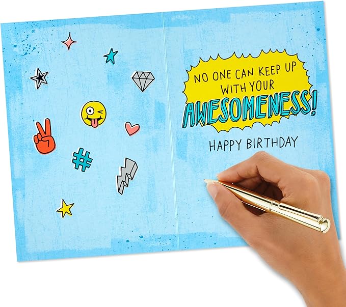 Hallmark Kids Birthday Card (Toadally Cool) for Son, Daughter, Grandchild, Friend