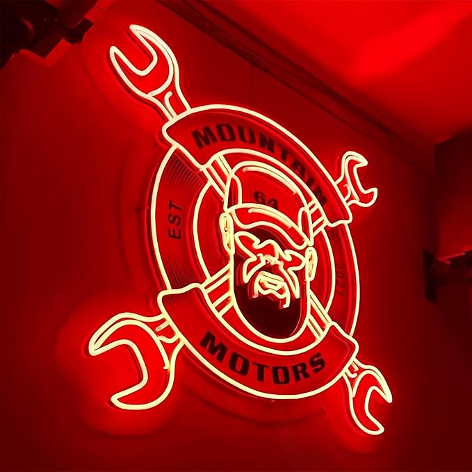 Custom Neon Sign, Personalized UV Printed LED Neon Sign LoGo Customizable for Business, Salon Beauty Nail Studios Light Up Name Sign, Images Neon Lighting Customized