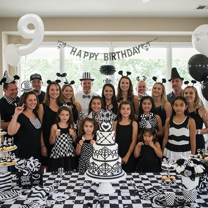 TONIFUL Balloons 16 Inch White 0-9 Number Mylar Foil Balloons 10 Pcs Custom digitalal Balloons for 2026 New Year Eve Birthday Party Engagement Graduations Anniversary Baby Shower