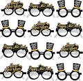 KatchOn, 2026 Glasses New Years - Pack of 12 | Happy New Year Eyeglasses 2026 for New Years Eve Party Supplies 2026 | NYE Party Glasses | Happy New Years Decorations 2026 | NYE Decorations 2026