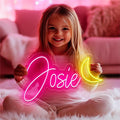 Custom Neon Signs, Neon Sign Customizable for Wall Decor, Custom Kids Name Sign,Personalized Neon Sign for Wedding Birthday Party Christmas Gifts