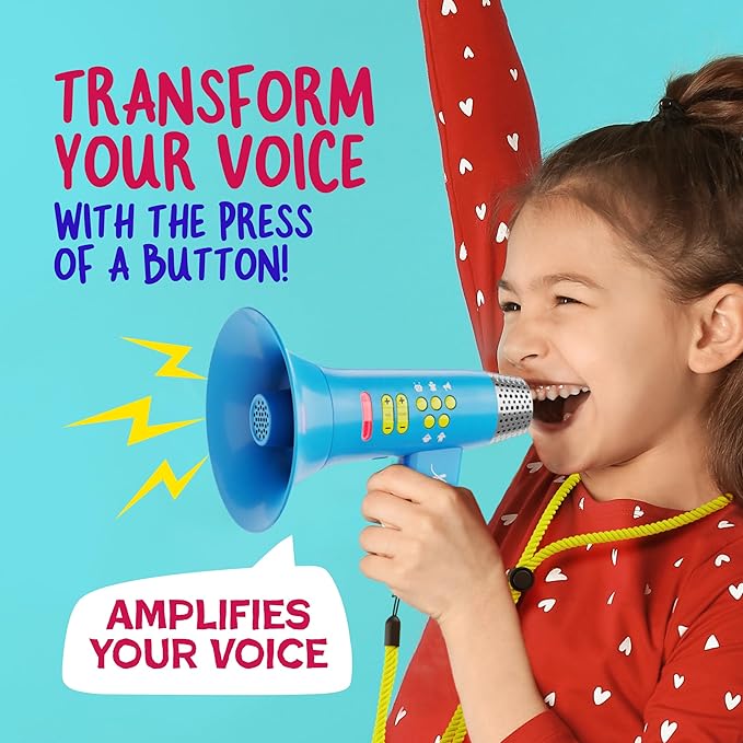 Mini Explorer Voice Changer for Kids - Easter Gifts for Kids - Voice Changing Device for Boys & Girls Ages 3-8+ Olds Birthday Gifts for 3, 4, 5, 7, 8 Year Old Boy - Toys Gift Ideas for Kid, Toddler