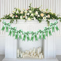 2 Strings of 16PCS Sage Green Bow Garlands Banner Decoration,Pre-Strung Satin Ribbon Ornaments for Birthday,Bachelorette Party,Bridal Shower,Wedding,Engagement,Baby Shower,Graduation Decor,Anniversary