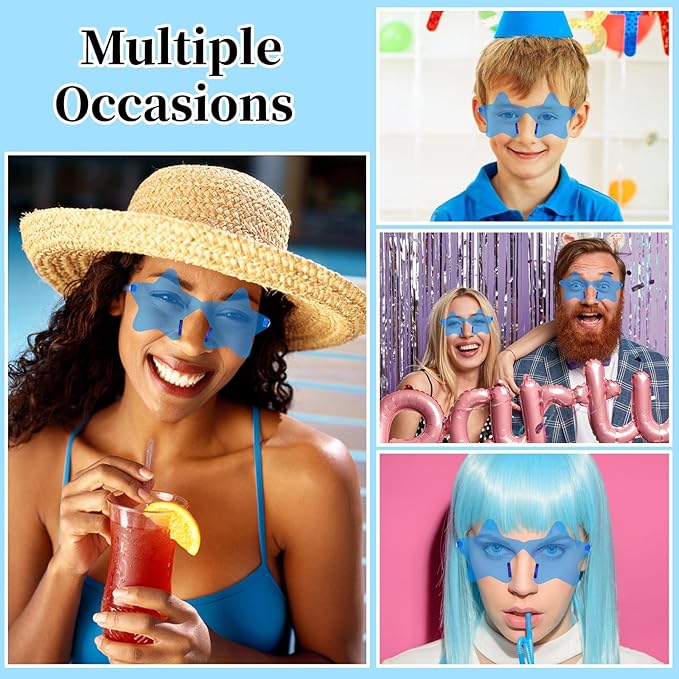 12 Pairs Star Sunglasses Bulk 4th of July Star Glasses Rimless Patriotic Fourth of July Star Shaped Party Sunglasses