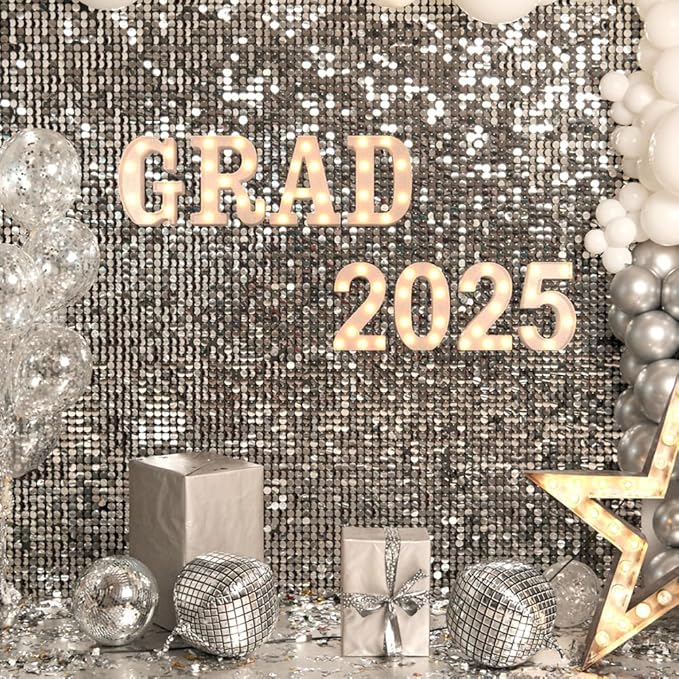 Marquee Numbers Light up Numbers, 0-9 Number Battery Powered LED Light, White Plastic Numbers Sign for 2nd Birthday Decorations, Number Decor for Graduation Engagement Wedding Birthday (Number 2)
