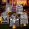 25.6inches Halloween Decorations Outdoor, DIY Halloween Decorations Outdoor of Gravestone Yard Signs, Extra Large Halloween TombstonesCemetery Headstones Scary Decorations for Garden with Waterproof