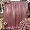 10x10 ft Wrinkle Free Rose Gold Sequin Backdrop Curtain for Parties,Thick Not Fall-Off Glitter Backdrop Drapes,2 Panels 5x10ft Shimmer Photo Back Drop Cloth for Wedding Birthday Photography Background