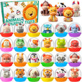 Party Favors for Kids 24PCS Safari Animal Squishy Toys,Goodie Bag Stuffers, Pinata Stuffers,Birthday Gifts for Boys & Girls,Treasure Chest Prizes,Classroom Prizes for Kids(