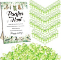 Thyle 51 Pcs Mallard Duck Pacifier Hunt Baby Shower Games Include Hunt Sign and 50 Acrylic Pacifiers for duck hunting Baby Shower Game Decoration Sets Gender Reveal newborn announcement Party Decor