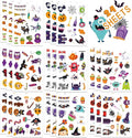 24 Sheets Halloween Stickers for Kids - Non-Repeating, Happy Halloween Cute Stickers for Goodie Bags & Party Favors