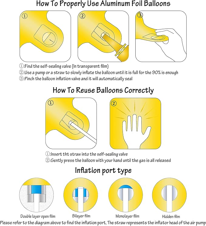 Letter Balloons 40 Inch Giant Jumbo Helium Foil Mylar for Party Decorations Gold LOVE