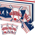 3pcs Baseball Tablecloth - Table Cover & Party Decorations - Disposable Plastic Tablecloth - Rectangle for Baseball Games & Sports Birthday Decorations