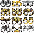 12 Pcs 2026 New Years Eve Glasses, New Year’s Eve Party Supplies 2026, 2026 Happy New Year Glasses, Happy New Year Decorations 2026, New Year’s Eve Decorations
