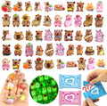 50 Pcs Random Mini Capybara with Glow in the Dark Feature, Individually Packaged Blind Bags – Cute Collectible Resin Toys for Kids, Fairy Gardens, Desk Decor, Party Favors, and Creative DIY Projects