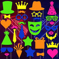 KatchOn, Glow in The Dark Photo Booth Props – Pack of 30 | Neon New Years Photo Booth Props, New Years Eve Party Supplies 2026 | Glow in The Dark Party Supplies | Neon Birthday Party Decorations