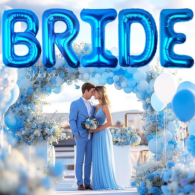 40Inch Blue Letter B Balloon Foil Helium Letter Balloons A-Z Giant Large Mylar Big Party Balloon for Birthday Party Decorations