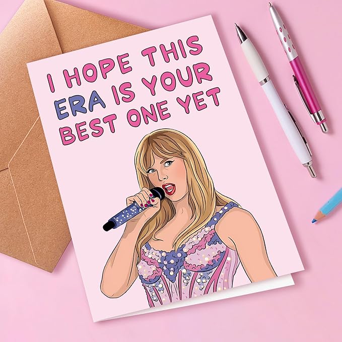 Daughter Birthday Card, Birthday Gifts, Birthday Card for Sister, I Hope This Era Is The Best for You, for Your Son | Daughter | Brother | Sister | Best Friend