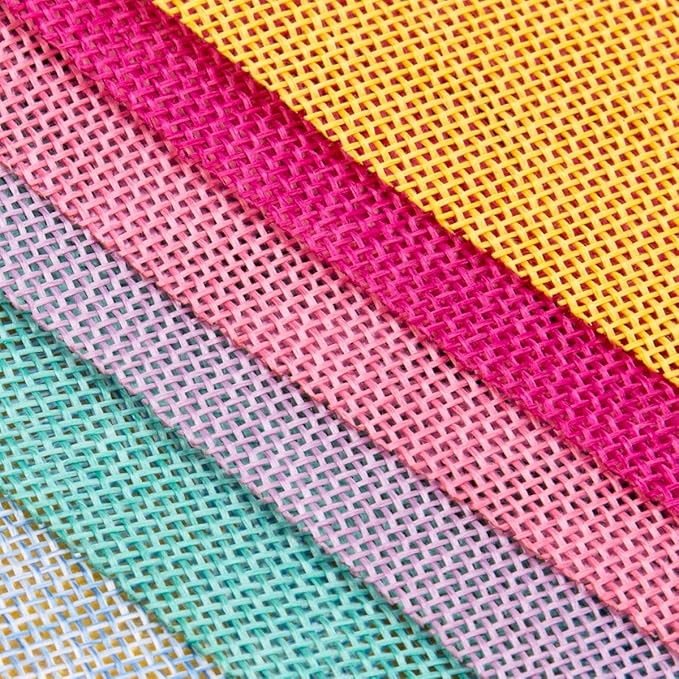 72 Flags Imitated Burlap Pennant Banner Multicolor Fabric Triangle Flag Bunting for Summer Party and Festival Classroom Hanging Decoration