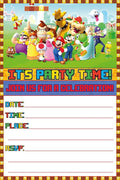 Set of 30 Invitation Cards Super M -Themed Happy Birthday Invitation Cards - Lightweight (230g), Postcard Style Invites for the Perfect Party Pack