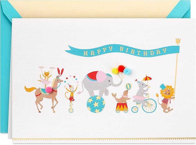 Hallmark Signature Birthday Card (Circus)