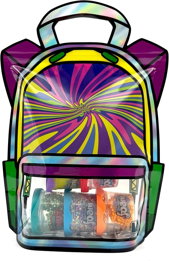 20 Pack Goodie Bags for Kids Birthday Party Supplies - Bulk Gift Bag for Favors, Food, and Candy with Resealable Ziplock Seal (Woosie/Large)