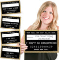 Big Dot of Happiness New Year's Eve - Gold - New Years Eve Party Resolution Mug Shots - Photo Booth Props Kit - 20 Count