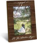 Wedding Engagement 4x6 Picture Frame, Just Engaged Photo Frame, Wedding Gifts for Newlyweds Couples Wife Husband, Newly Engaged Wedding Photo Frames for Desk Decor