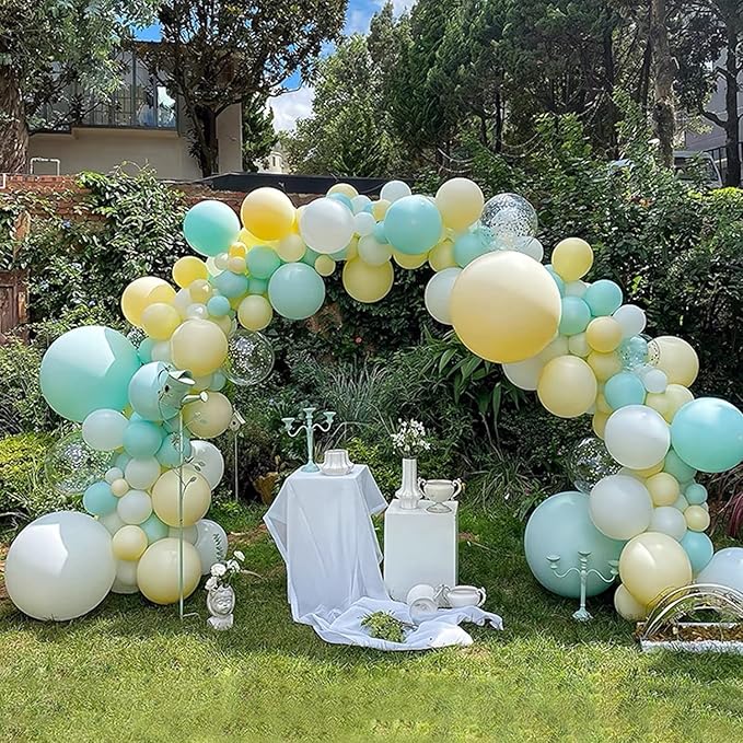 LANGXUN 20ft Balloon Arch Kit, Balloon Arch Stand For Birthday Party Wedding Graduation Decorations, Baby Shower Garden Arbors Photo Backdrop Party Supplies, 9ft-H x 10ft-L