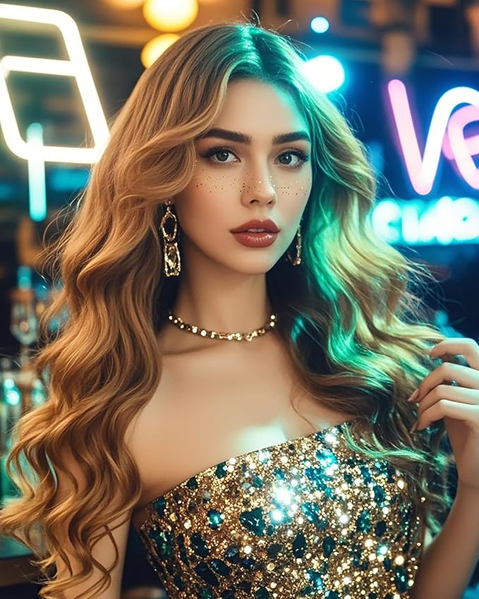 Glitter Freckles, Gold Temporary Face Tattoos Stickers, Body Face Glitter for Women Girls, Country Concerts Singer Festival Rave Accessories (Gold - 10 pcs)