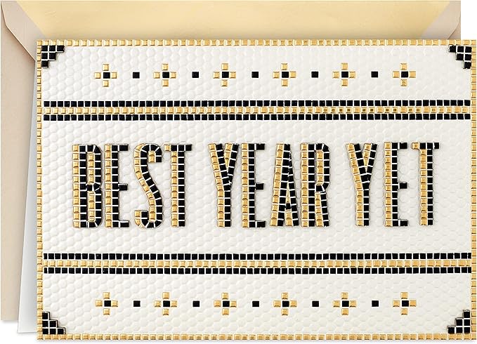 Hallmark Signature Birthday Card (Best Year Yet)