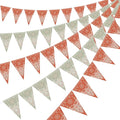 5 Pack Western Cowboy Party Decorations Bandana Pennant Banner Rodeo Decorations Banner Wild West Party Decor for Western Cowboy Themed Yee Haw Country Party Supplies (Green)