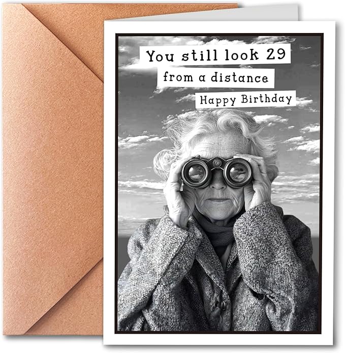 Funny Birthday CardS for Women, 60th birthday cards for women, Suitable for 50th, 60th, 70th, 80th, 90th Birthday, Teasing The Years In A Humorous Way, Birthday Gifts for Friend | Sister | BestFriend