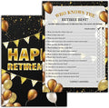 Retirement Party Games - Who Knows The Retiree Best Retirement Games - 30 Game Cards – Retirement Party Favors Supplies Decorations (01)