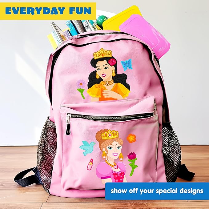 JOYIN 24 Sheets 9"x6" Make a face Stickers for Kids, Make Your Own Princess Stickers, Party Favors Kids Crafts, Goodie Bags Stuffers Classroom Activities