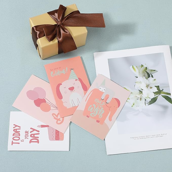 Mr. Pen Assorted Greeting Cards with Envelopes, 20 Pack - 4 x 6 Inches, Birthday and Greeting Card Pack, Box of Cards